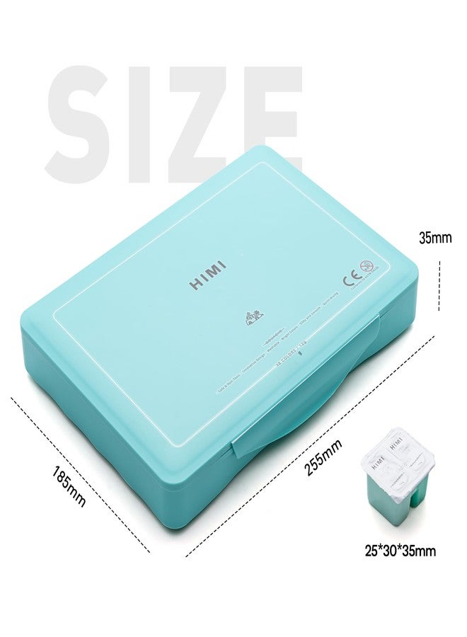 هيمي مجموعة ألوان غواش جيلي من هيمي، كوب مزدوج، مع 3 فرش طلاء، 48 لونًا، 12 غرامًا، تصميم كوب جيلي، طلاء غير سام للقماش والورق، لوازم فنية للمحترفين (علبة خضراء) - Image 4